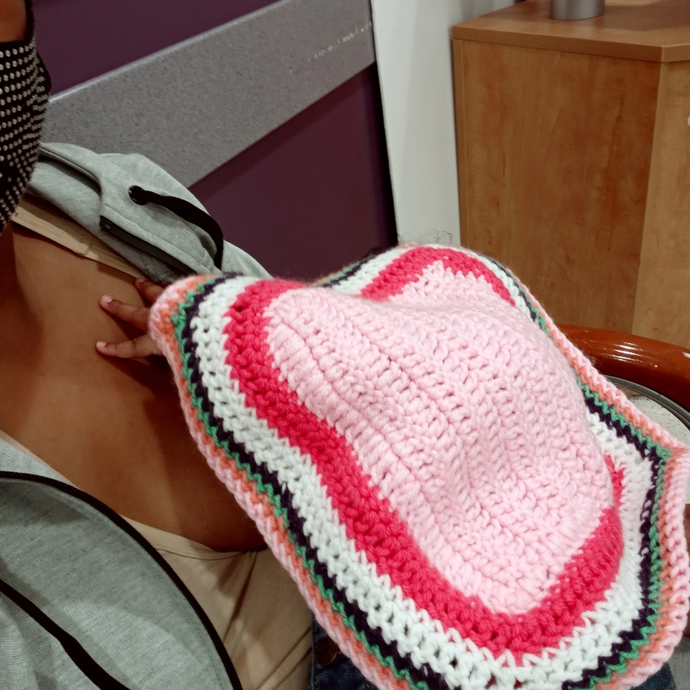 Crochet Mini Nursing Blanket